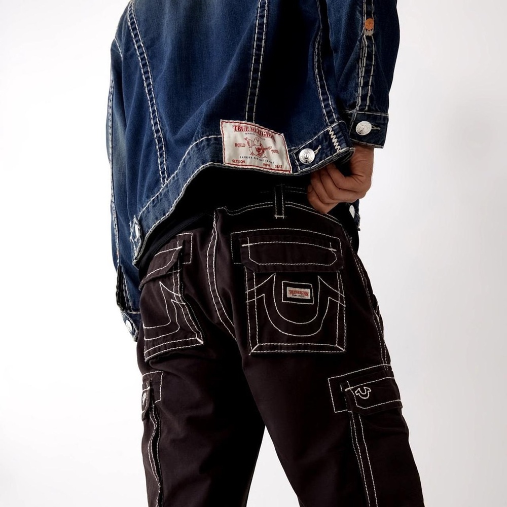 Men’s true religion cargo joggers